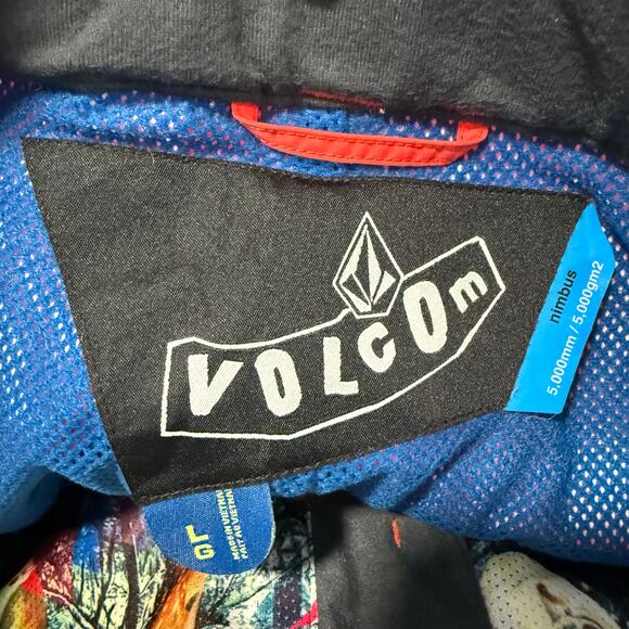 Volcom Women's Logic Snow Pants Bright Coral Large - Picture 9 of 11